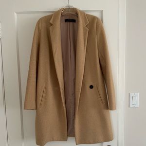 Zara Camel Long Coat